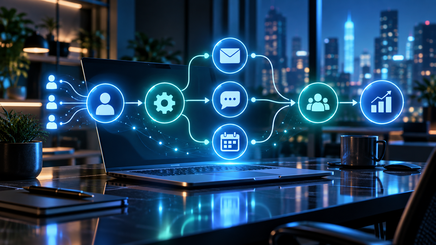 Marketing automation analytics dashboard