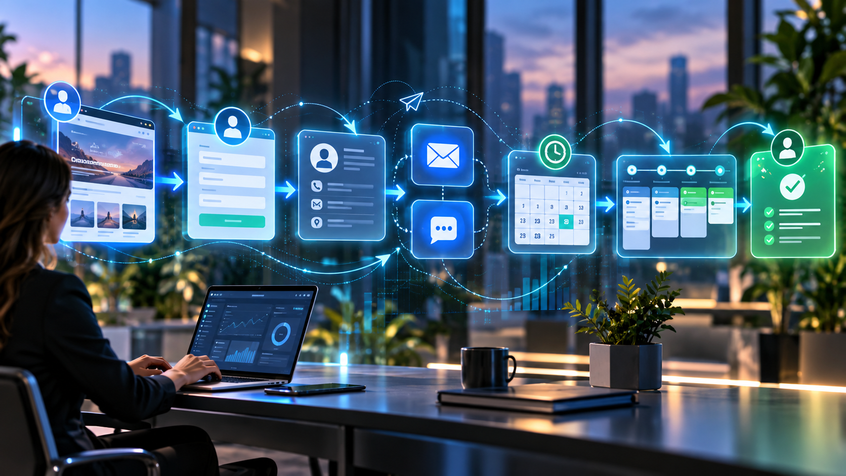 Automated customer journey and marketing workflow