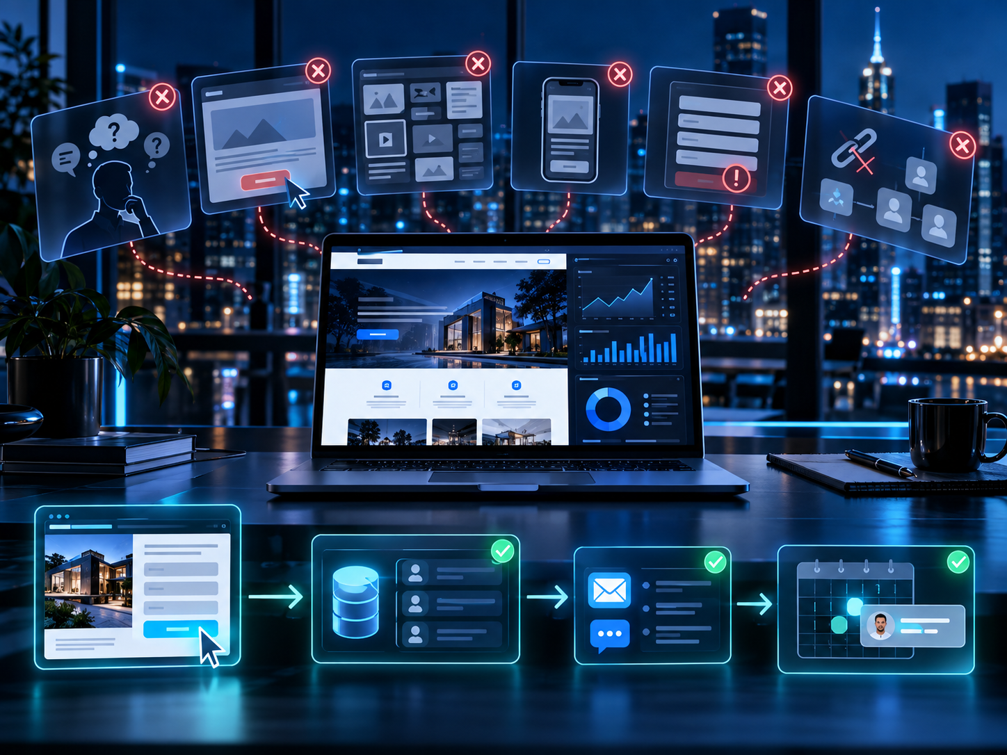 Website design and lead generation