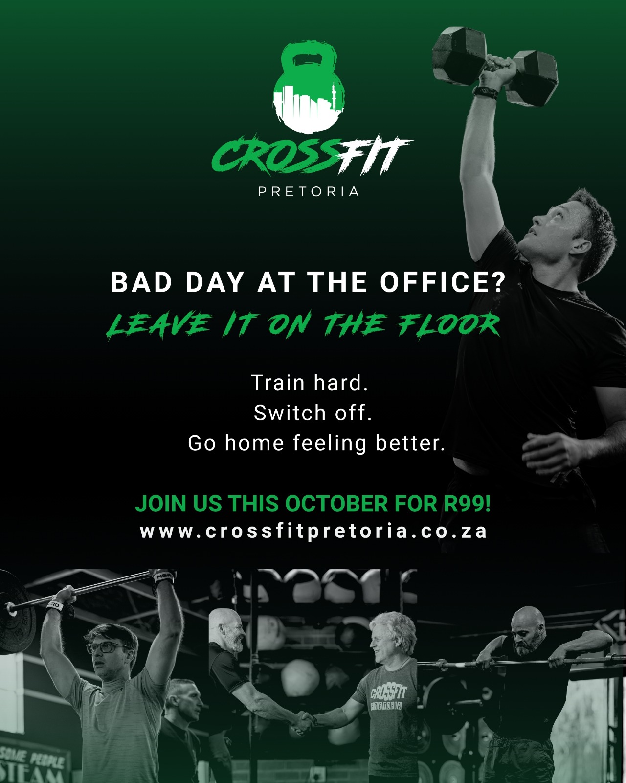 Bad day at the office? Leave it on the floor.
