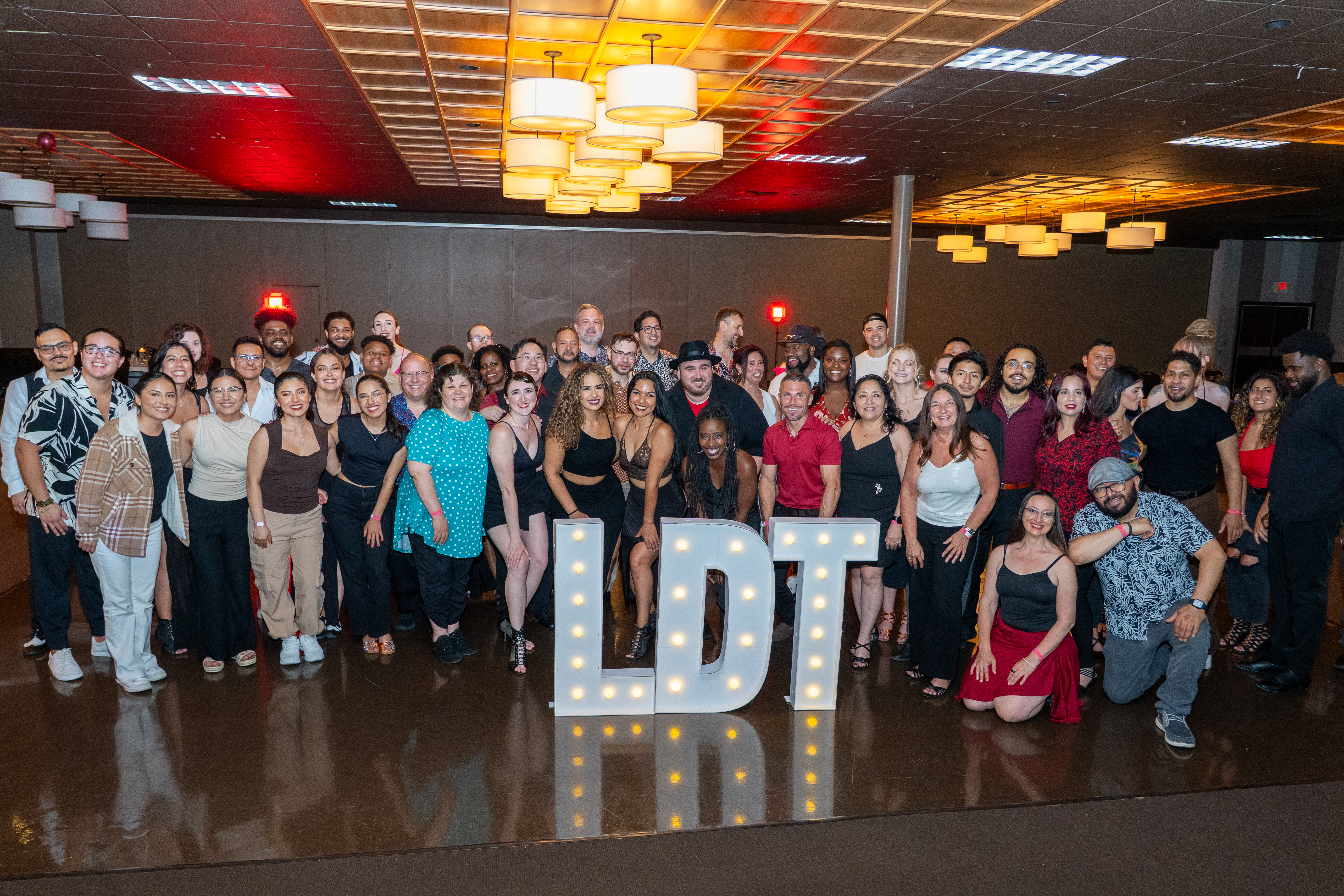 The whole Latin Dance in Toledo community together at a social night