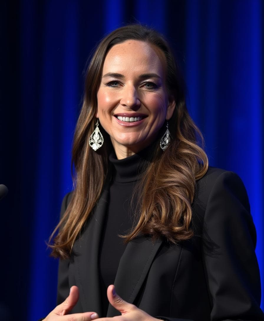 Finance Speaker Tara Saxon at an event