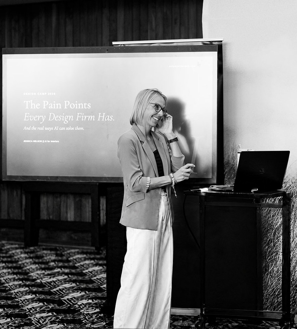 Jessica Nelson teaching at Design Camp