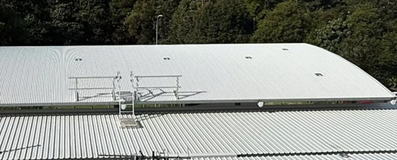 Commercial roof after