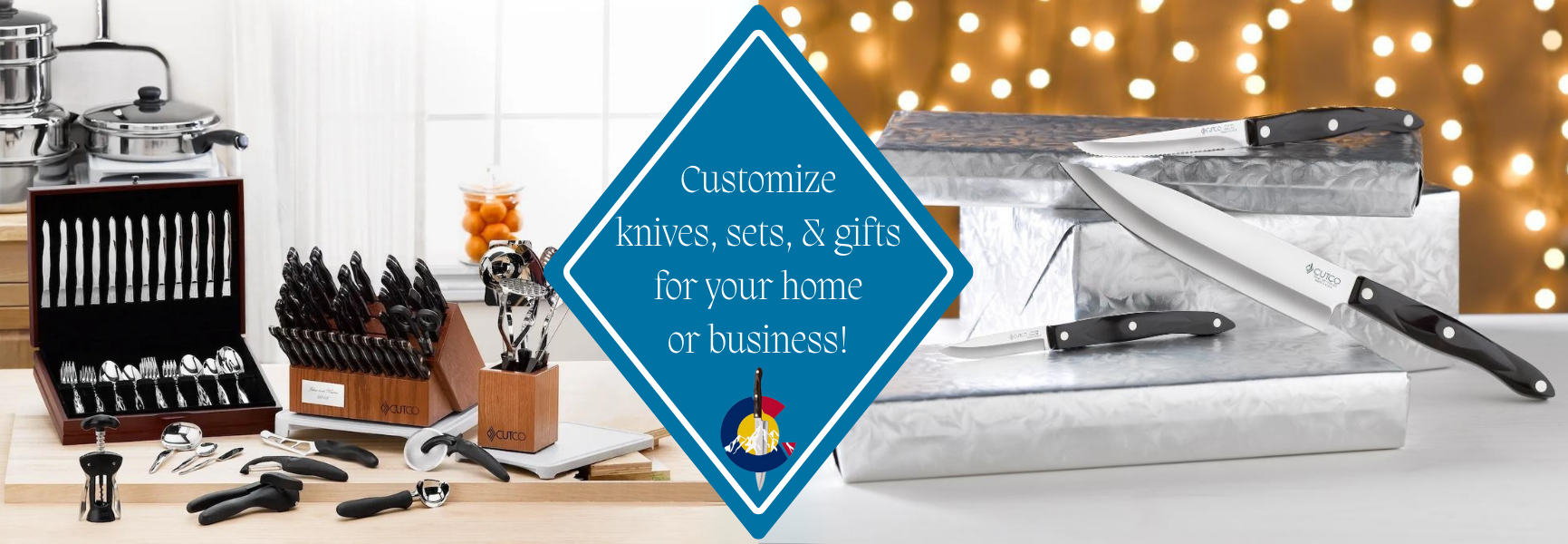 customize individual knives, whole sets,and other gifts for your home and business!