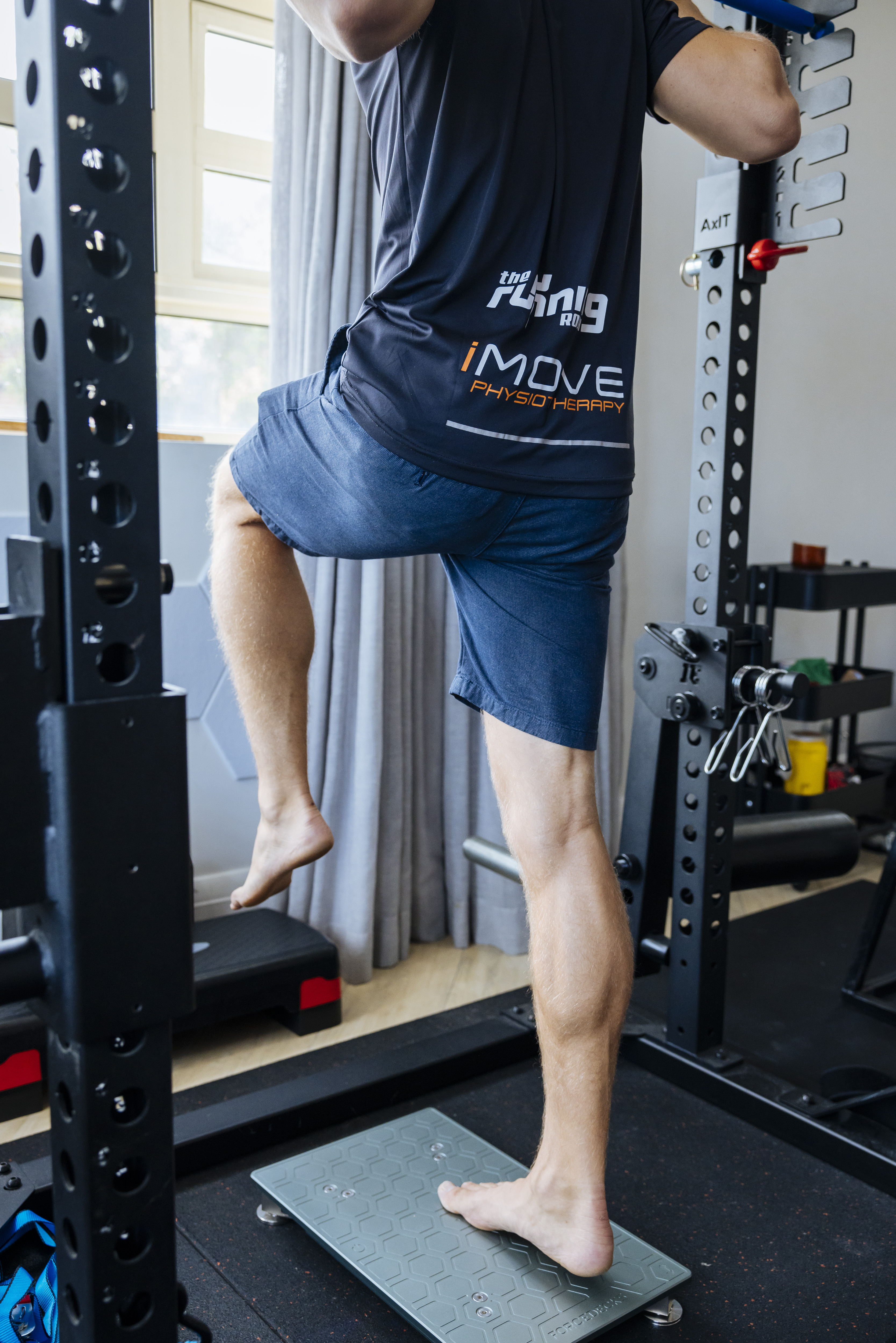 Athlete strength testing at The Running Room