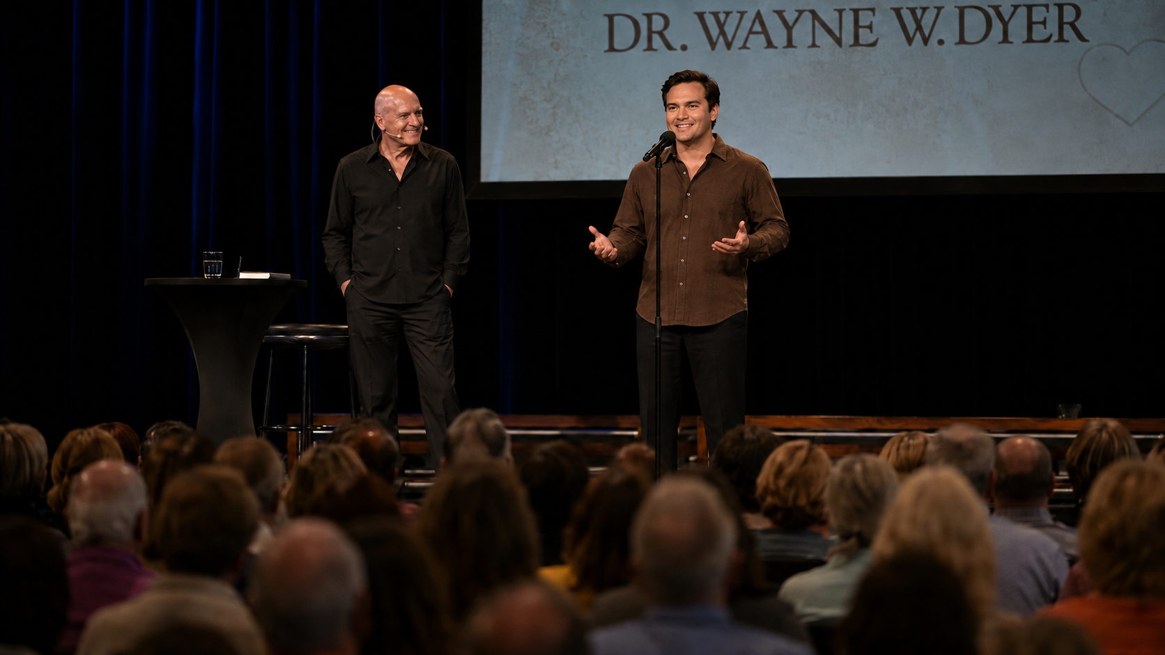 Barry Dennis and Wayne Dyer