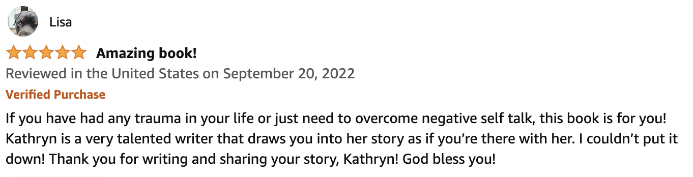 Reader testimonial