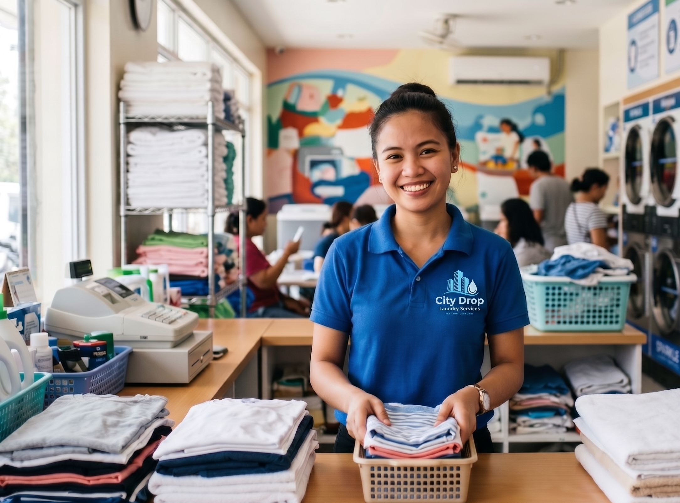 Laundry pickup and delivery service in Cebu City