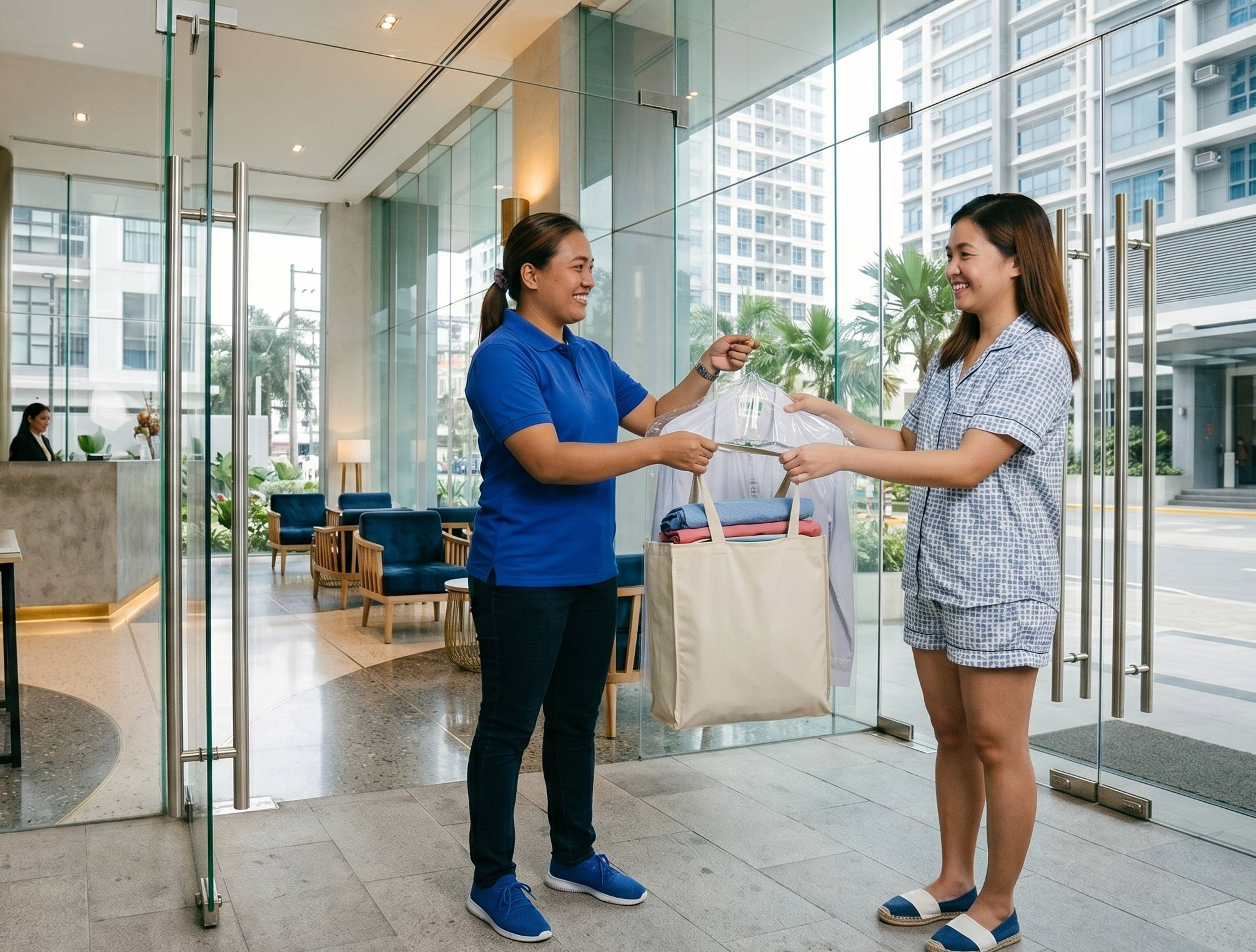 Door to door laundry service in Cebu City