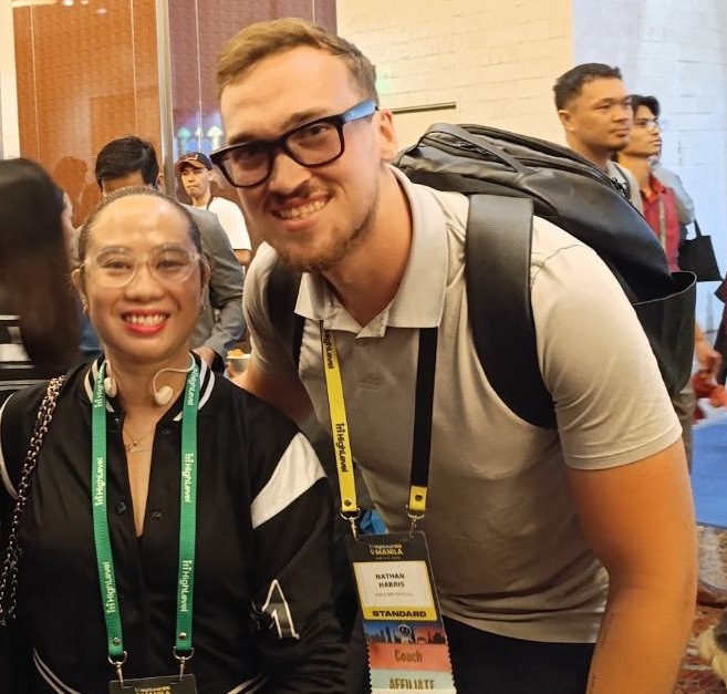 With Nathan Harris at HighLevel Live Manila