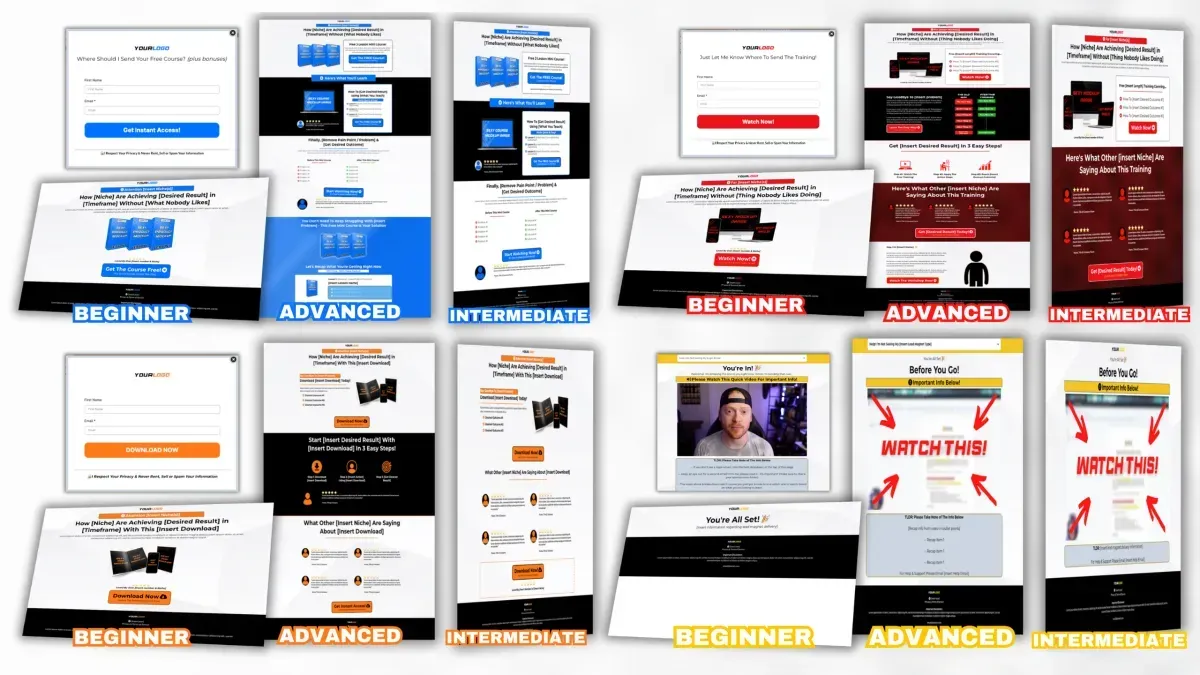 Ultimate Lead Generation Funnel Pack