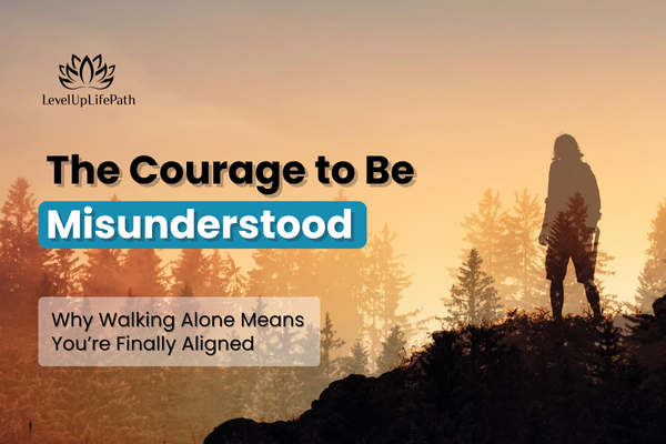 The Courage to Be Misunderstood: Why Walking Alone Means You’re Finally Aligned
