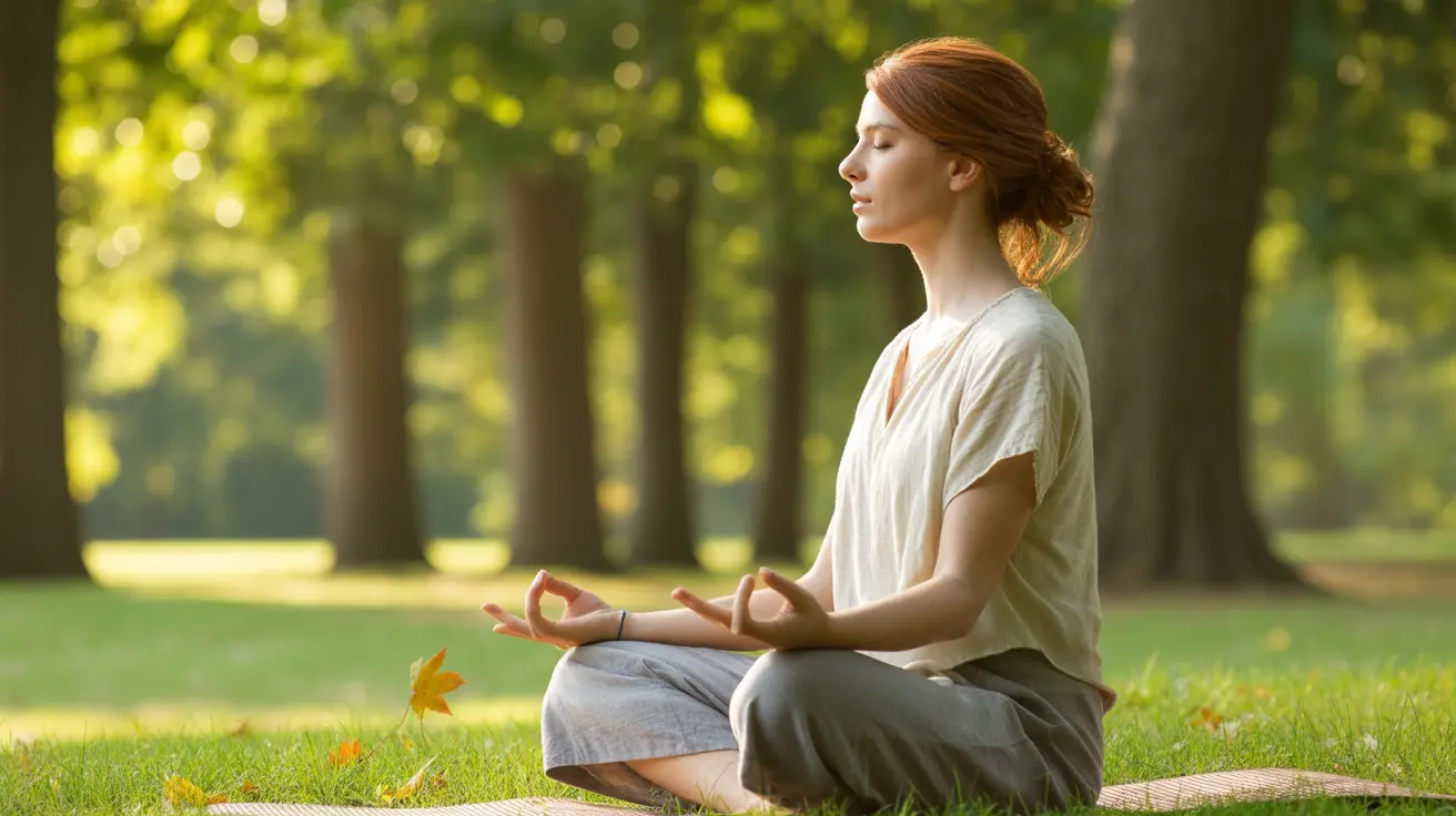 Show being present and grounded