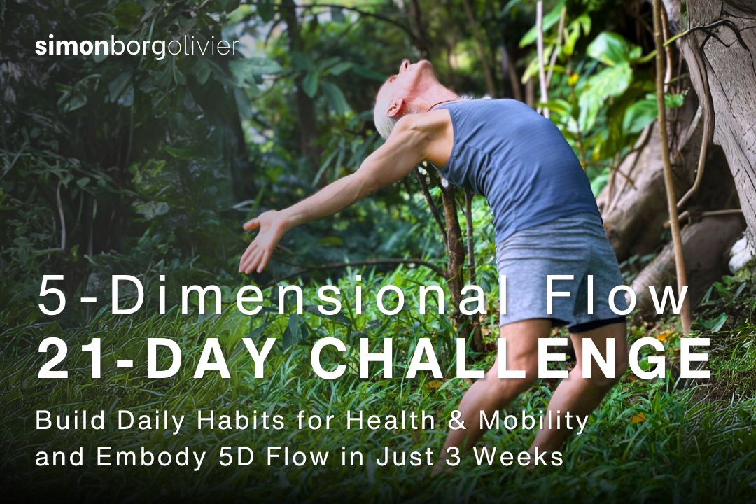 Dimensional Flow 21 Day challenge thumbnail - movement system integrating yoga, dance, martial arts, and physiotherapy for longevity