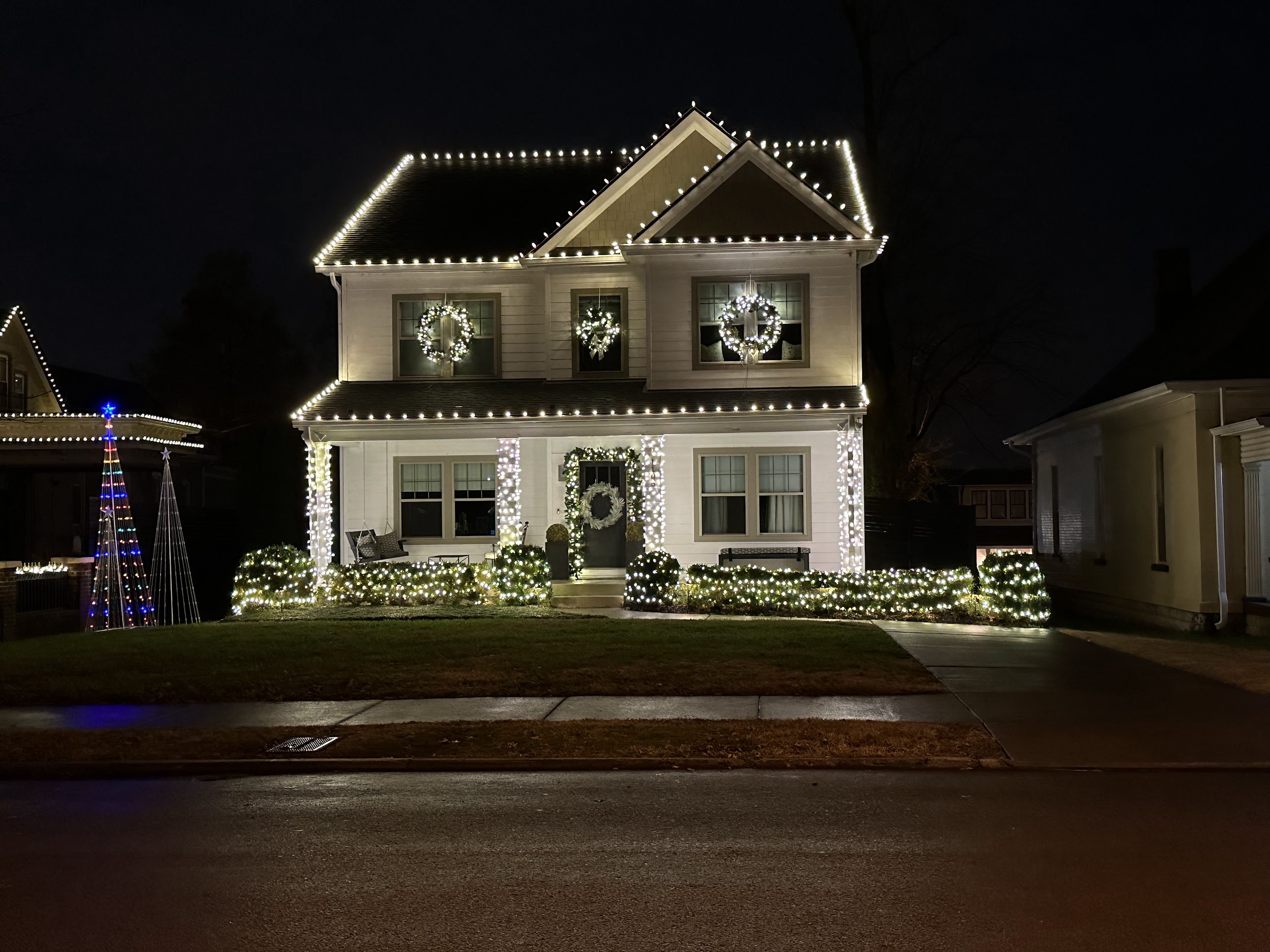 et the lights up early. Turn them on whenever you want. et the lights up early. Turn them on whenever you want.