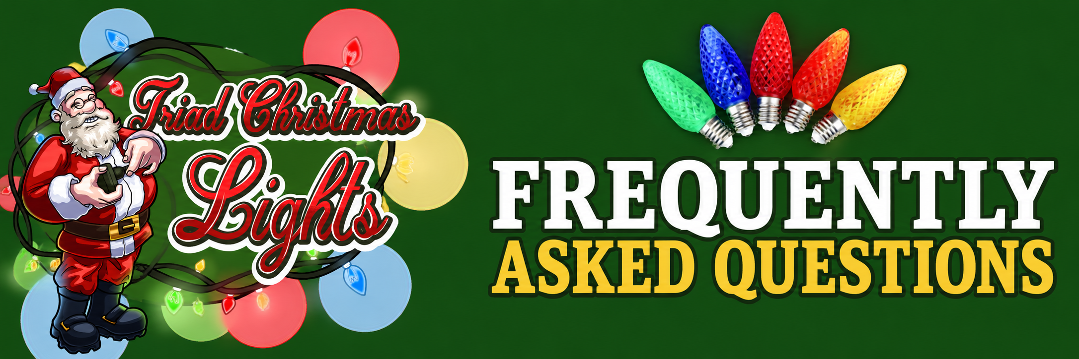 FAQ about professional Christmas Lights Installation Services