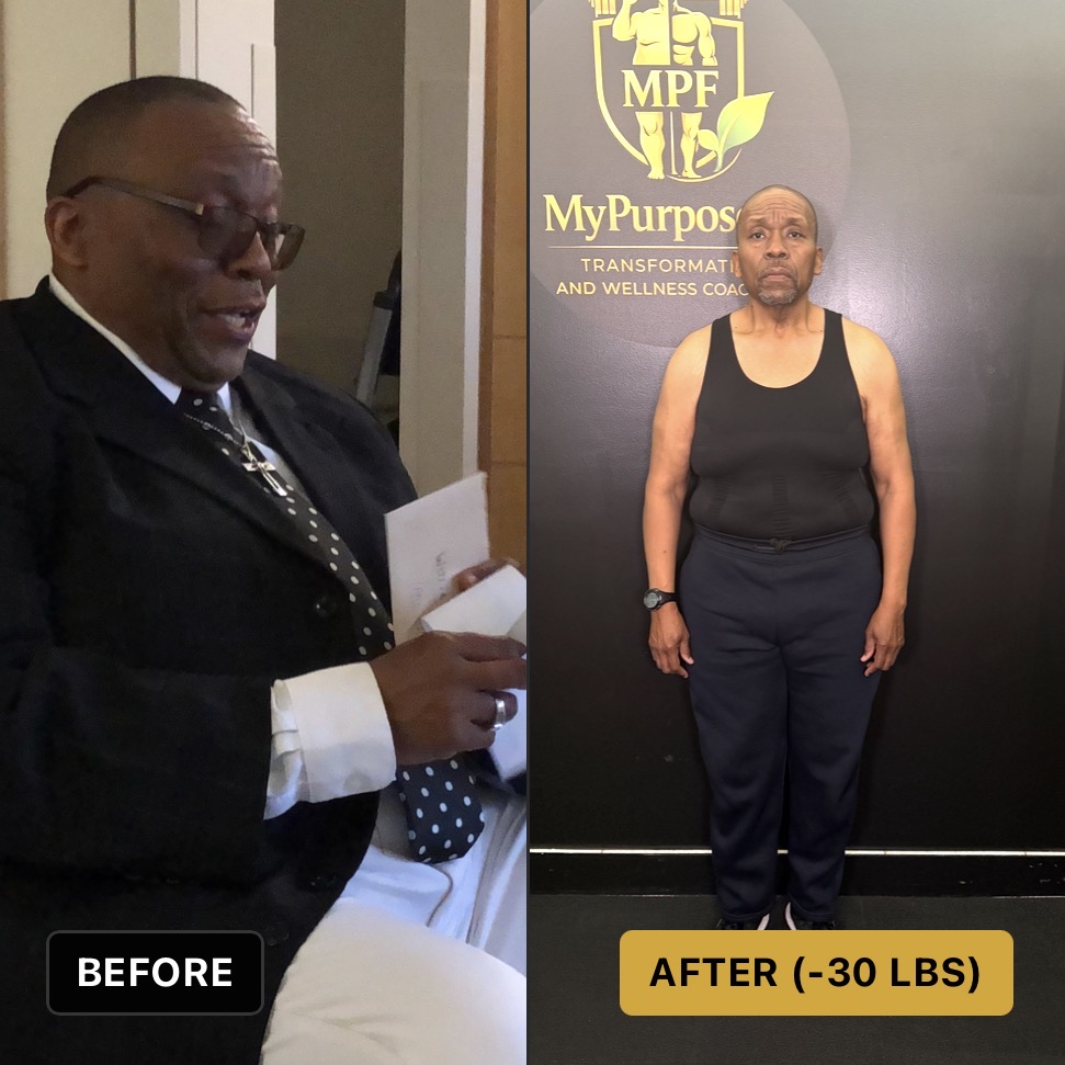 MyPurposeFit 30-day before and after transformation result 3
