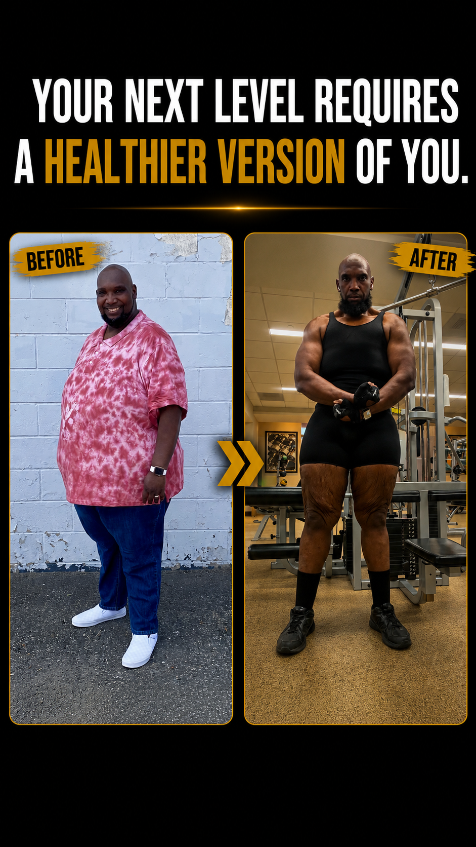 MyPurposeFit 30-day before and after transformation result 1