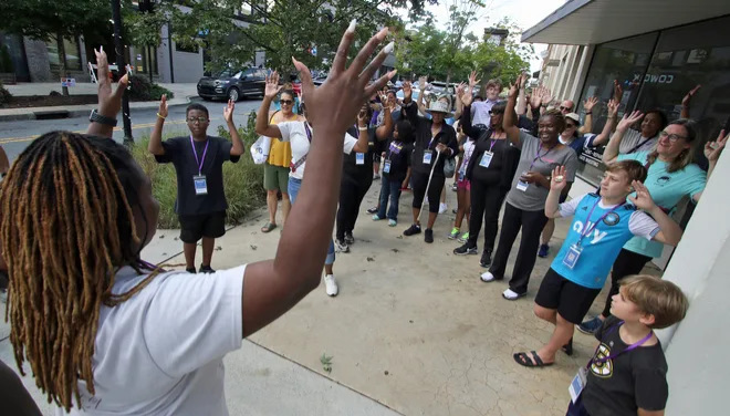 Cultural celebration moment at an NSH event