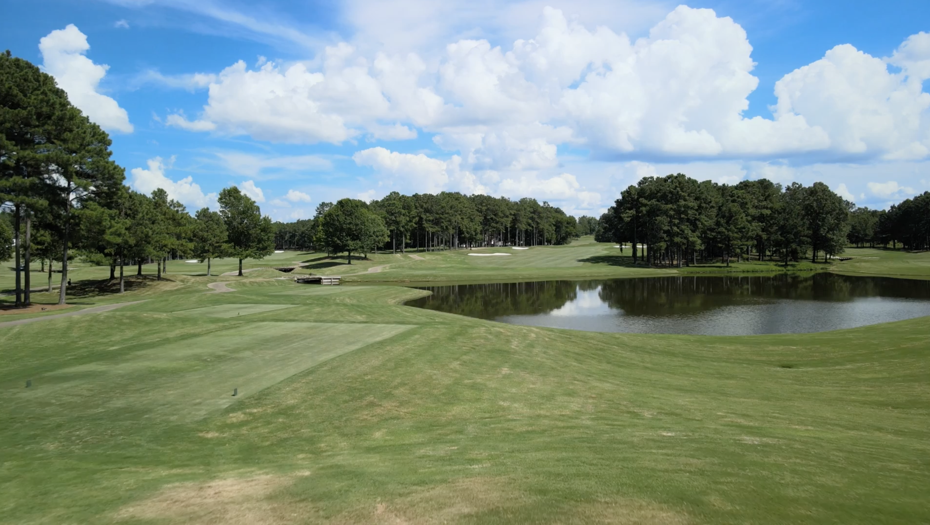 Golf course aerial photography