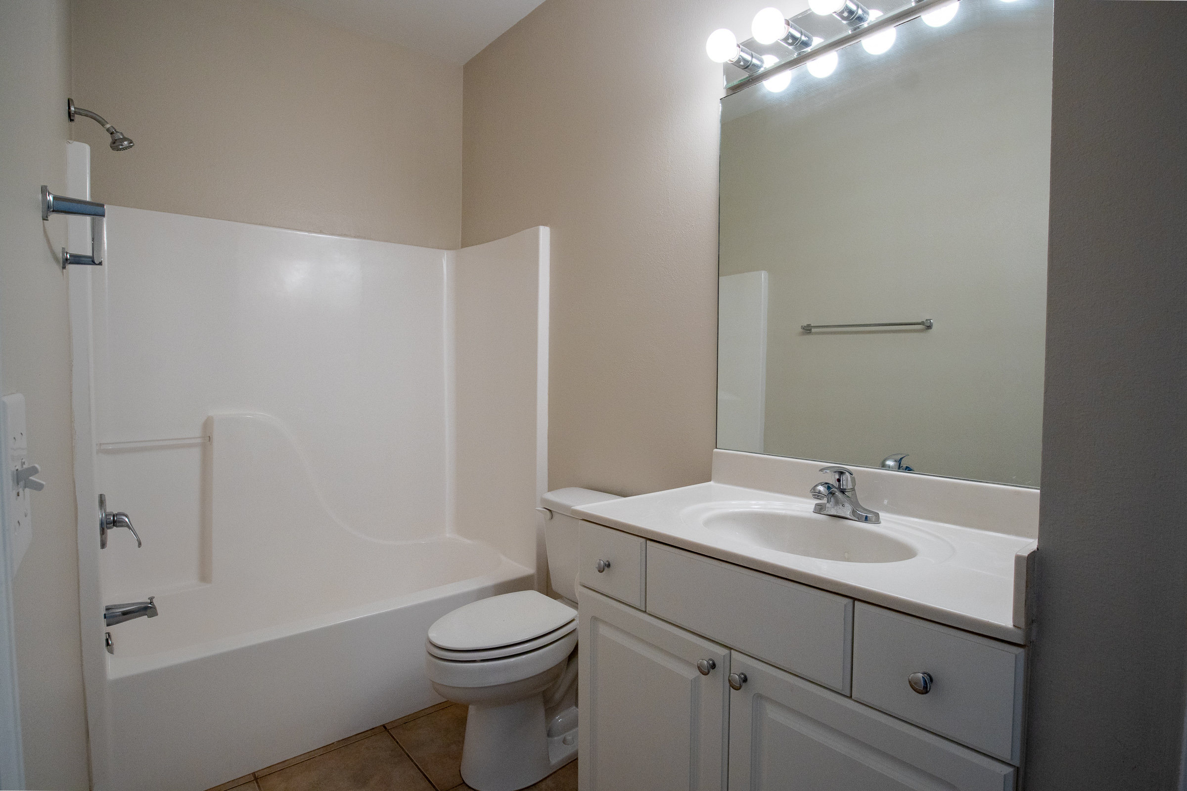 Guest bathroom at 19695 O'Brian Avenue