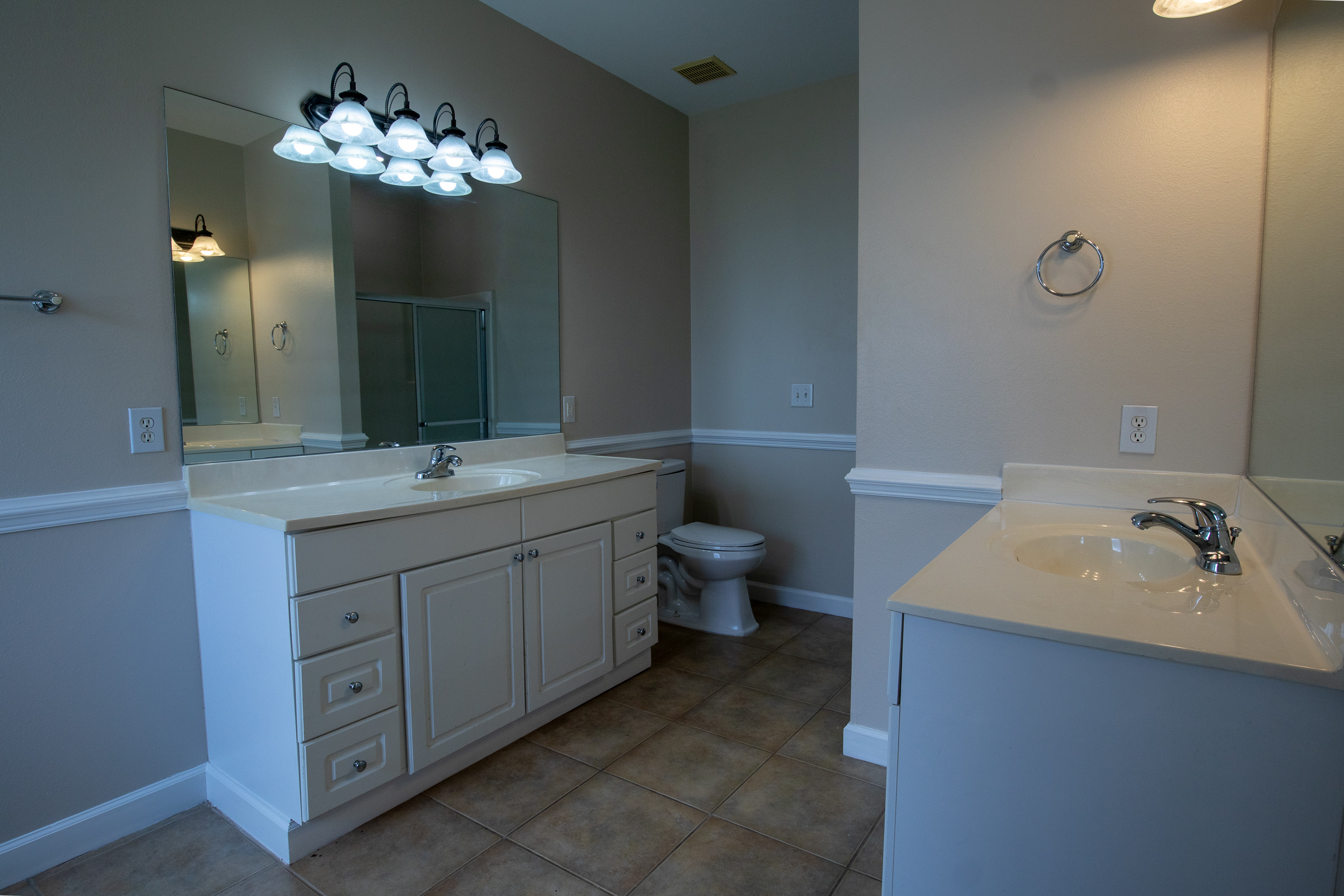 Primary bathroom at 19695 O'Brian Avenue