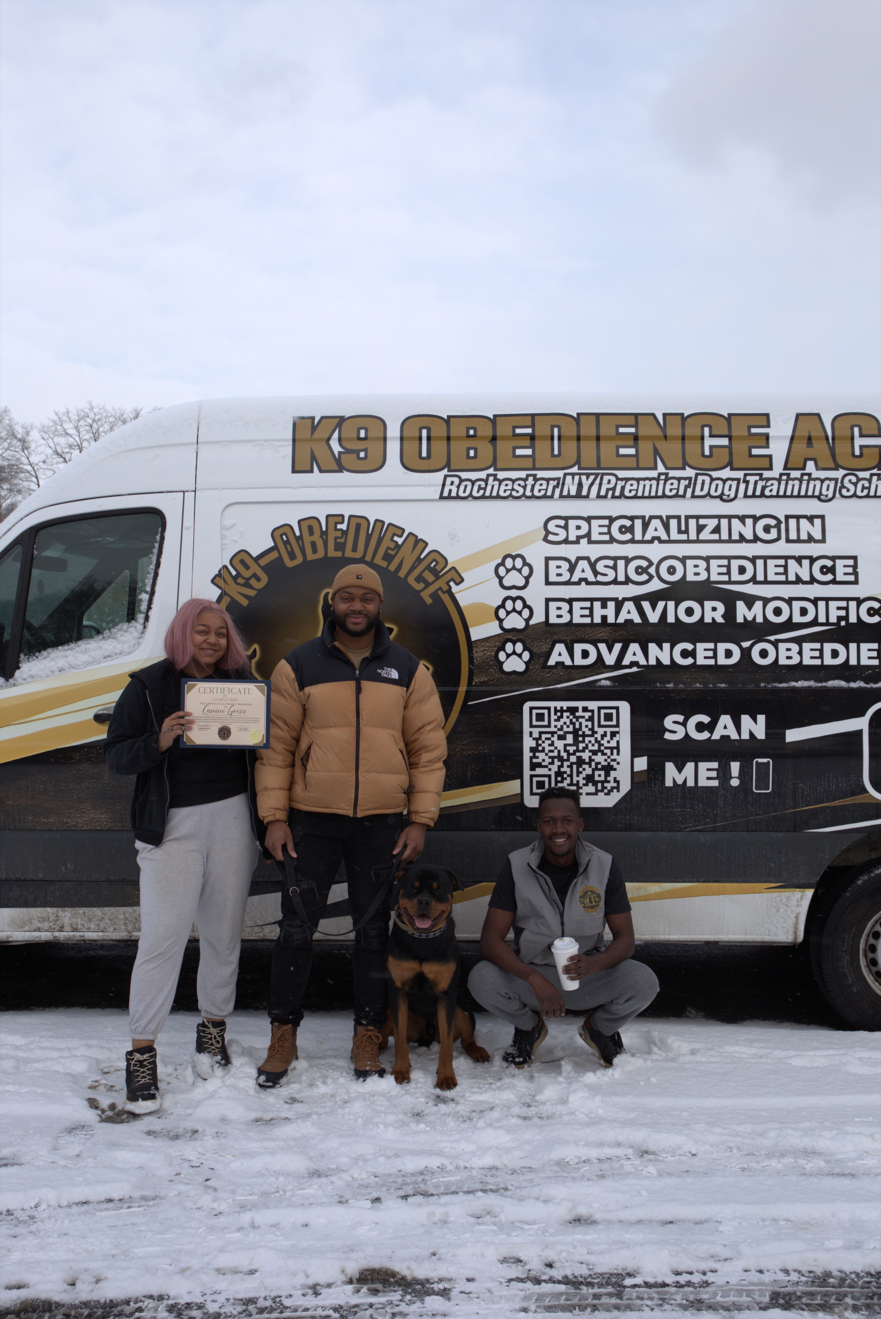 K9 Obedience Academy Board and Train graduation Rochester NY