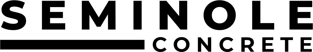 Seminole Concrete Black Logo