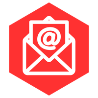 Shield icon representing email tracking and storage
