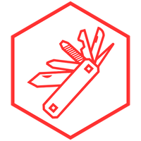 Image of a swiss army knife to represent Red Umbrella Pro data portal and crm
