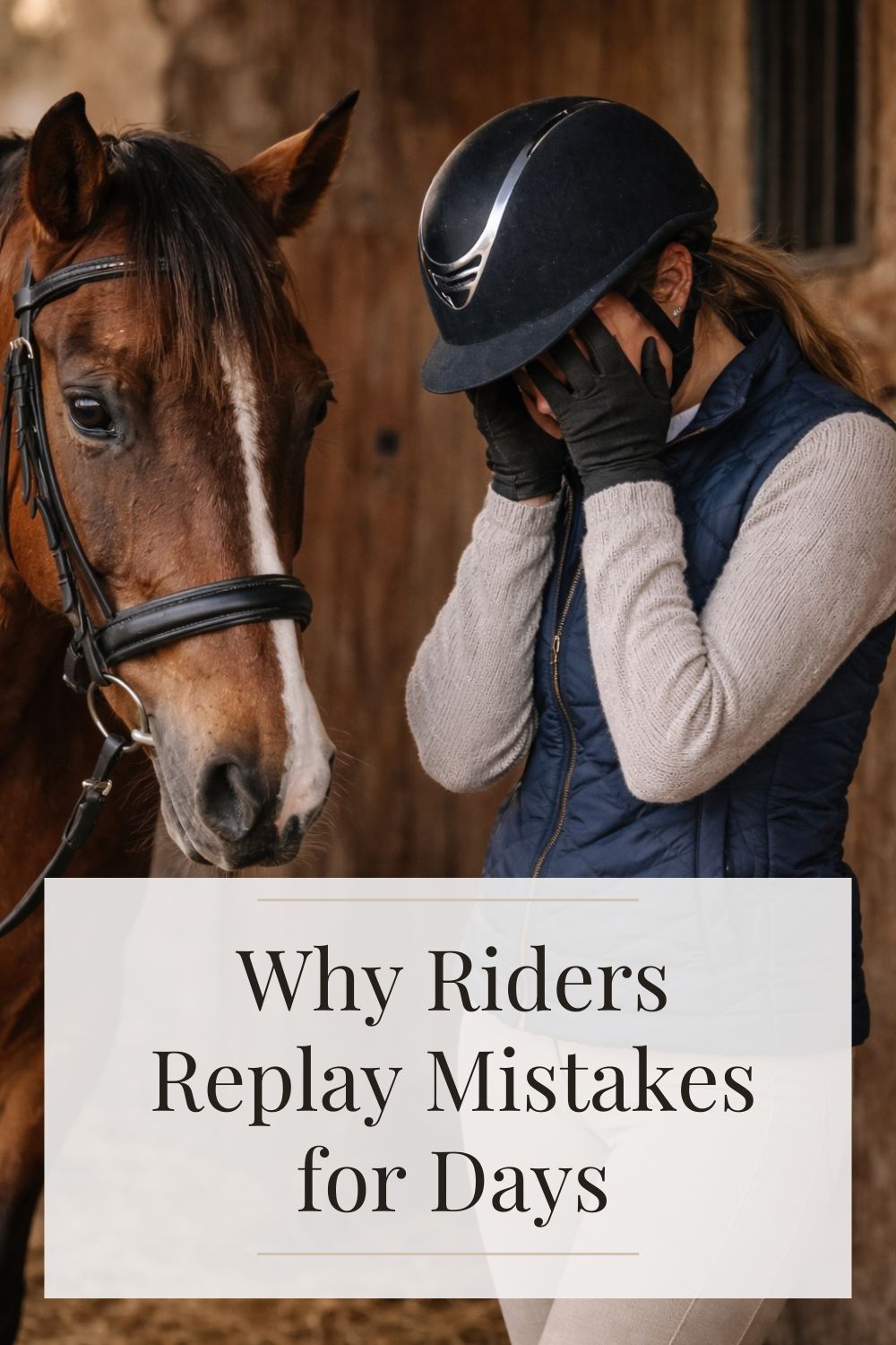 Why Horse Riders Overthink Their Mistakes