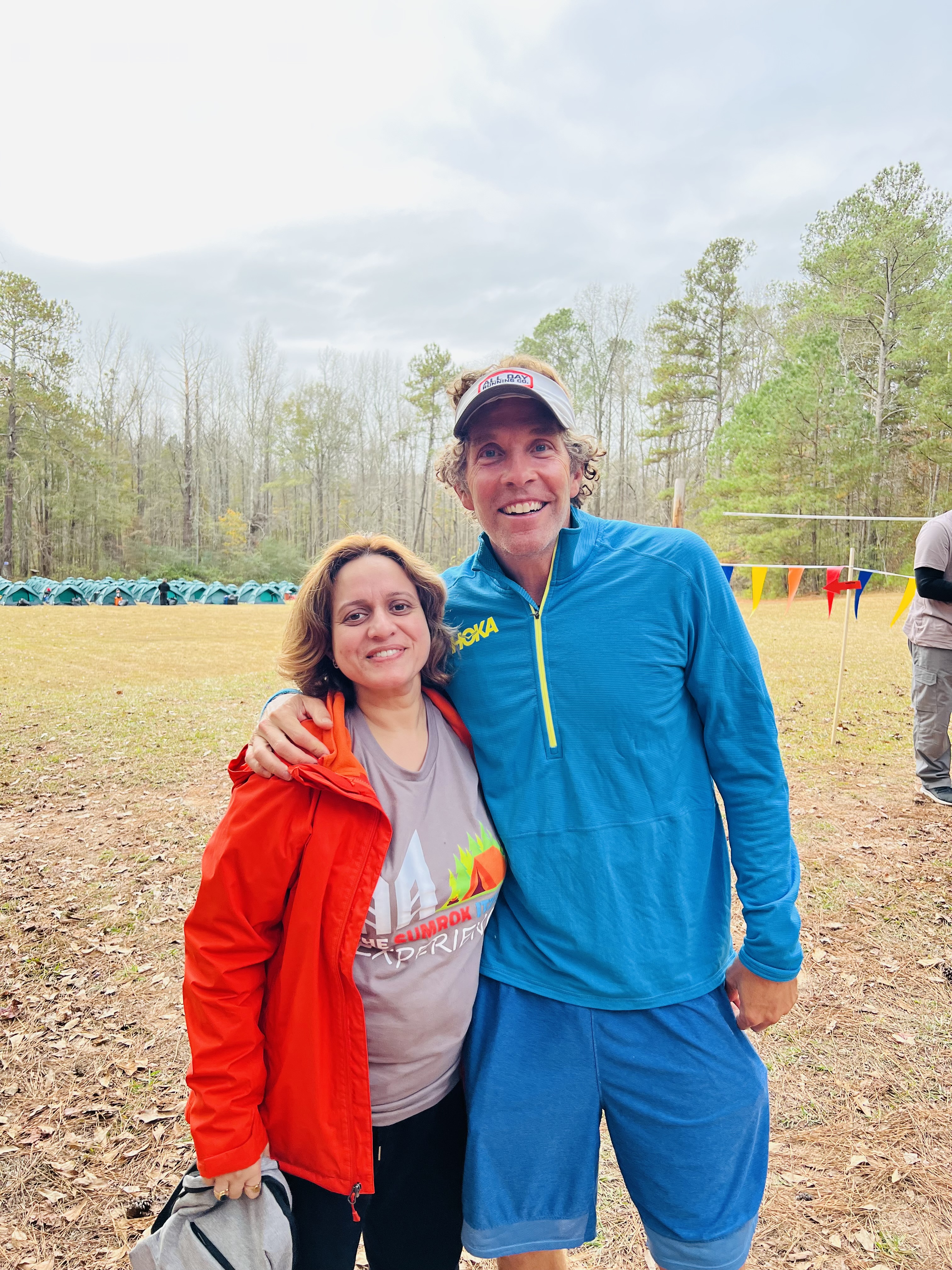 Dr. Meetu Bhatnagar with Jesse Itzler, Founder of Marquis Jet