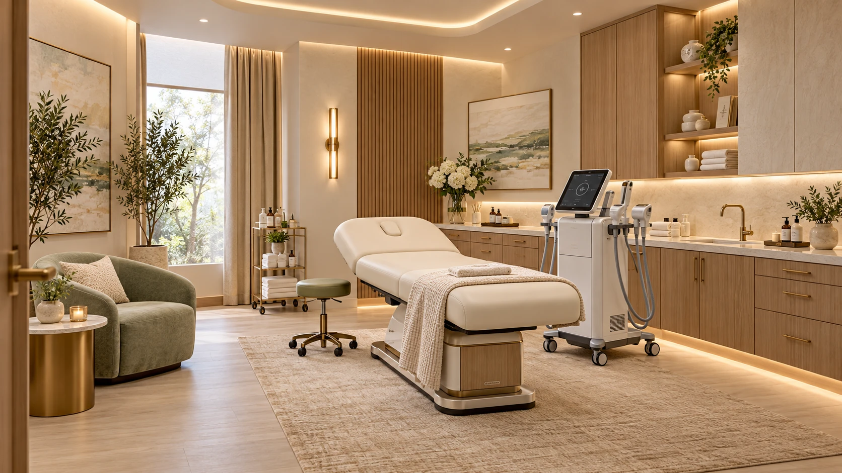 Future technology room rendering
