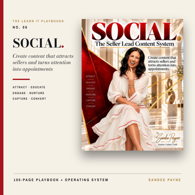 SOCIAL. The Seller Lead Content System