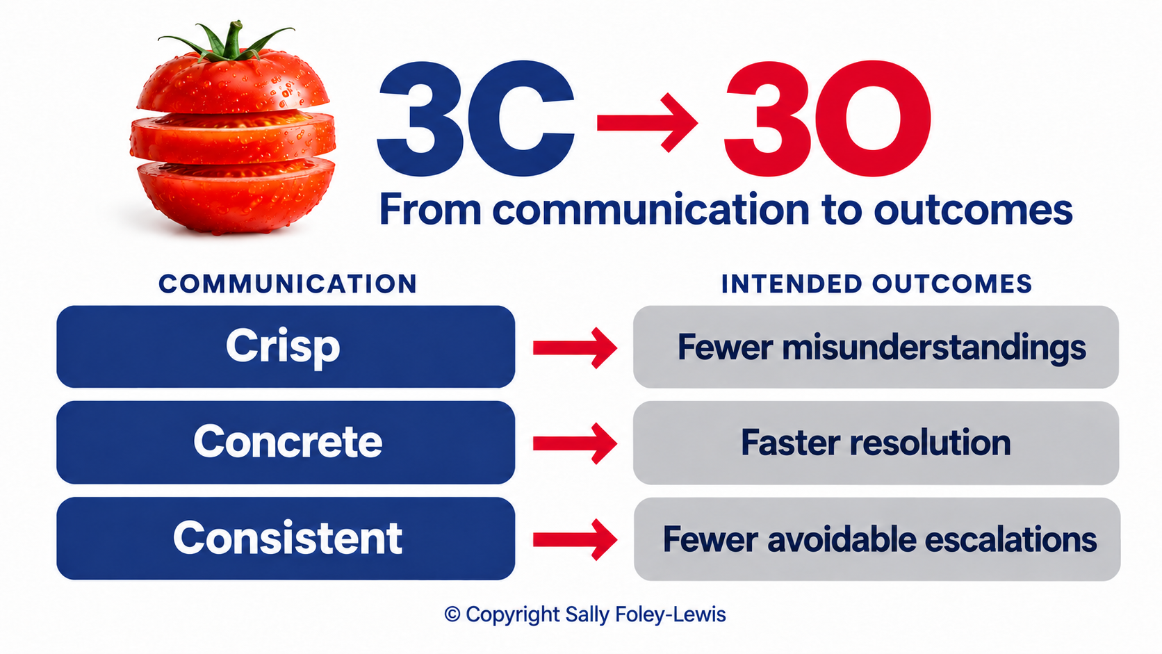 3C to 3 O communication model