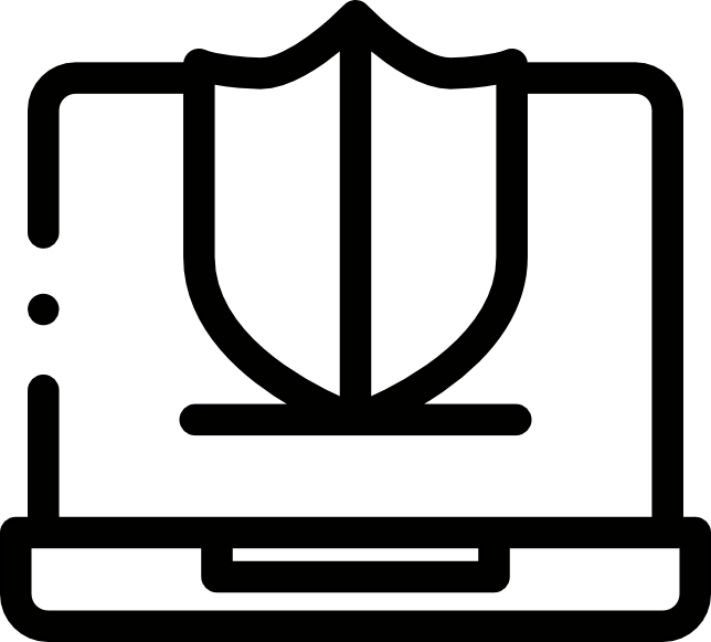 Icon of a shield protecting a window representing ballistic-grade Twitchell OmegaTex fabric.