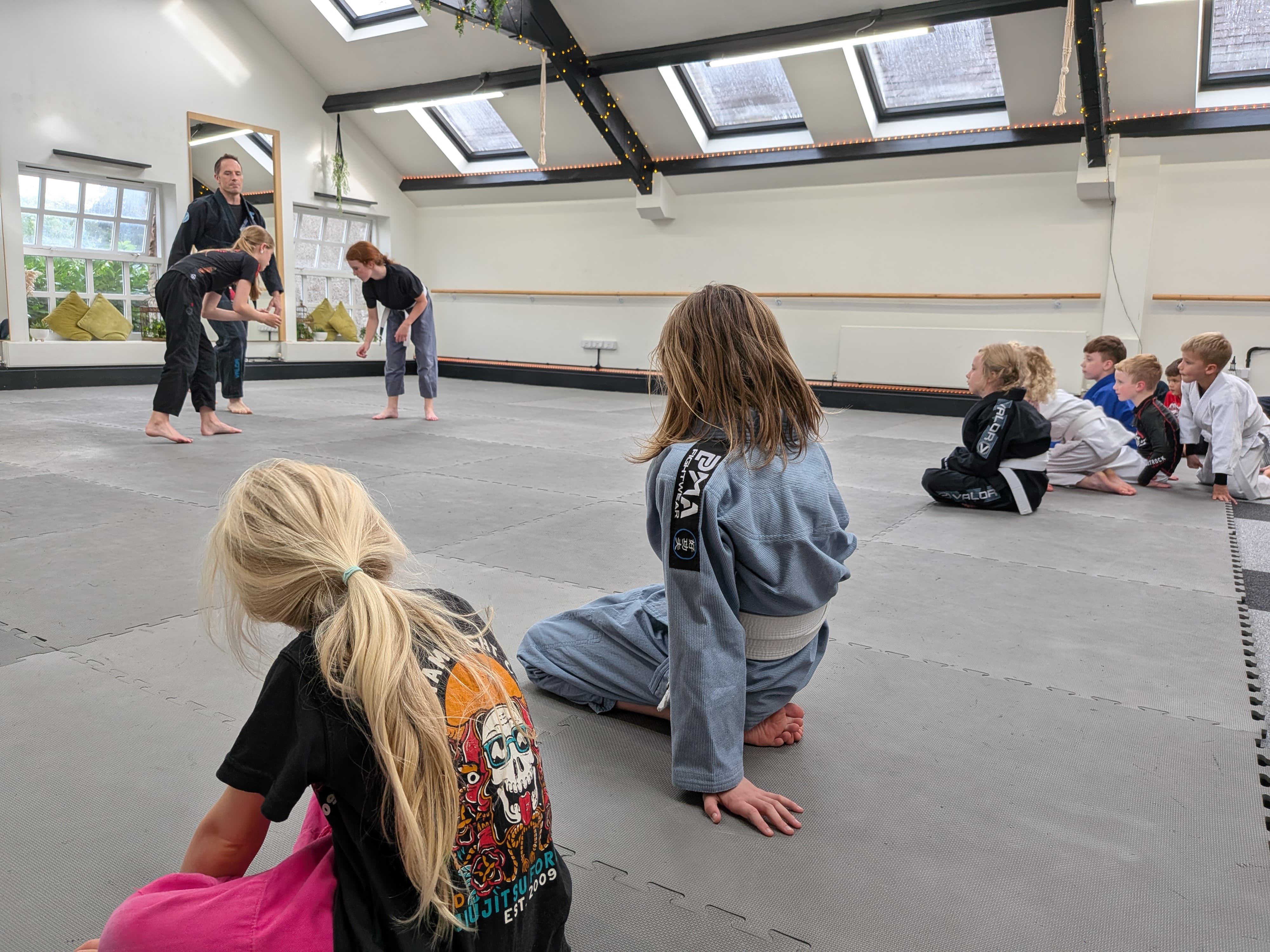 Children's Jiu Jitsu training at CDMA