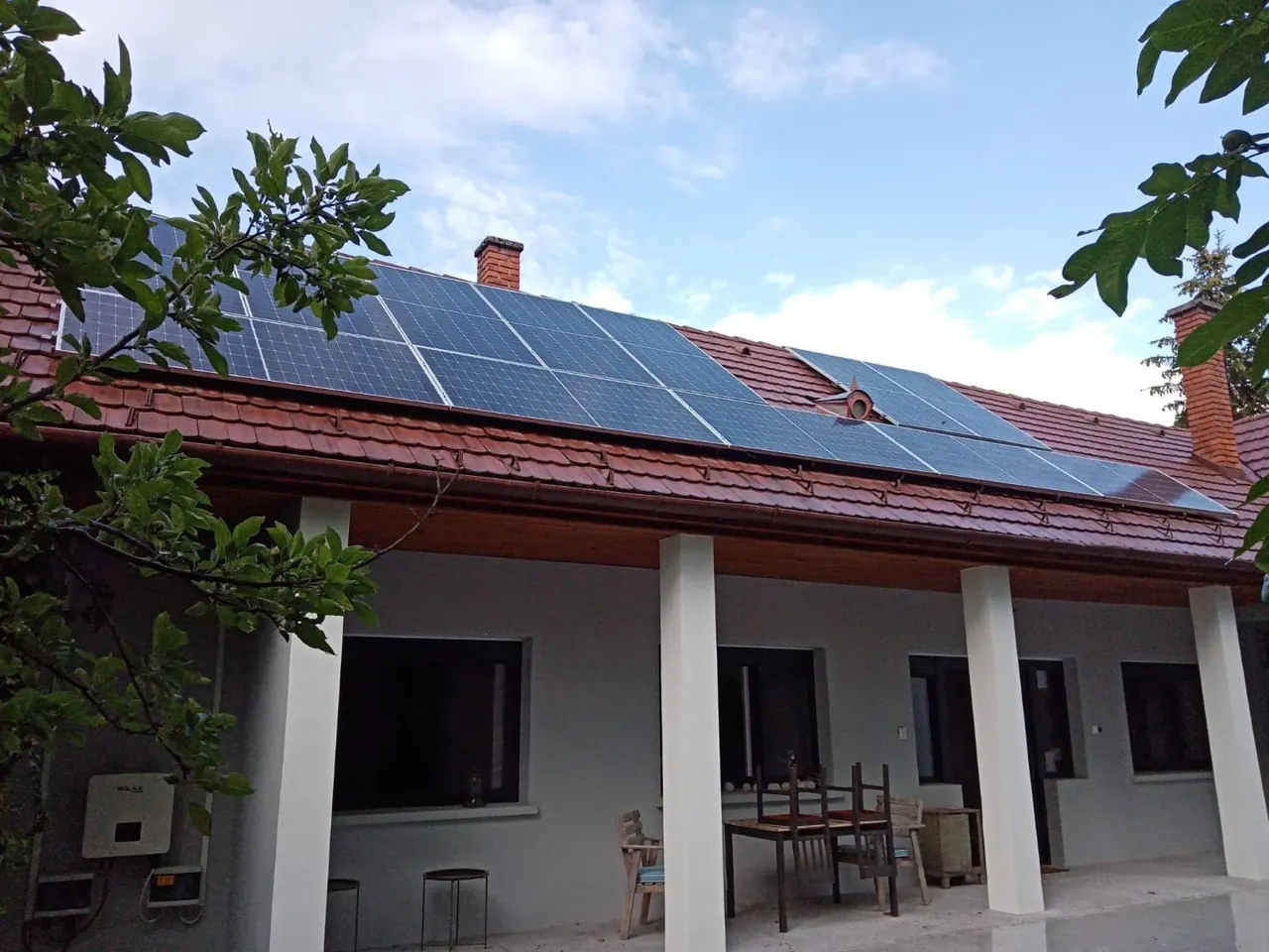 Az Ares Solar Construction Kft. csapata egy napelemes telepítés helyszínén.