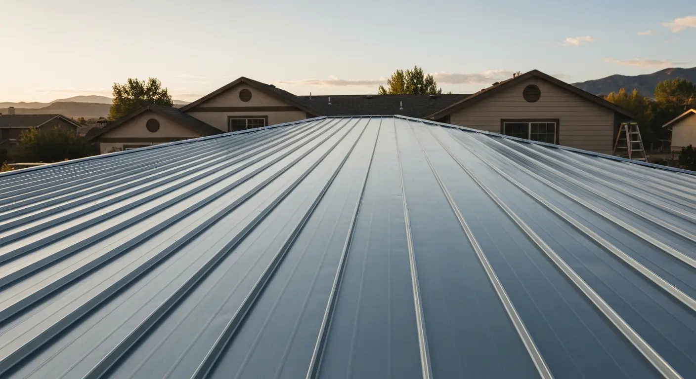 Standing seam metal roof