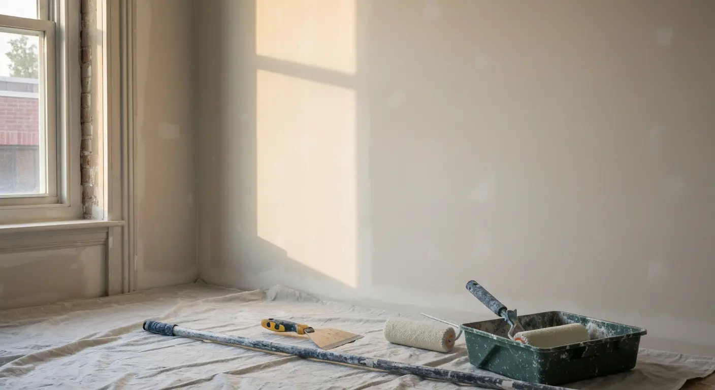 Drywall repair and interior painting