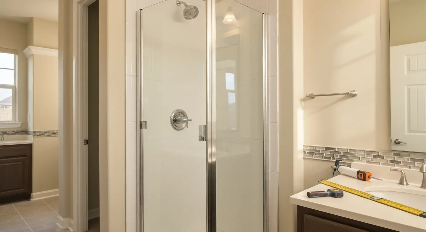 Prefabricated shower installation
