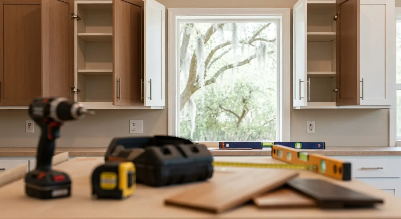 Cabinet refacing Houston