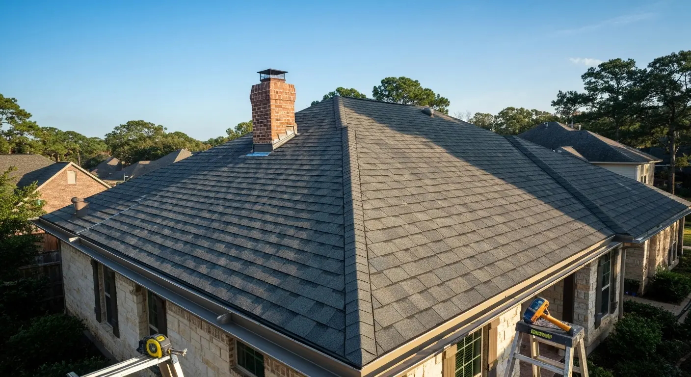 Roof replacement installation