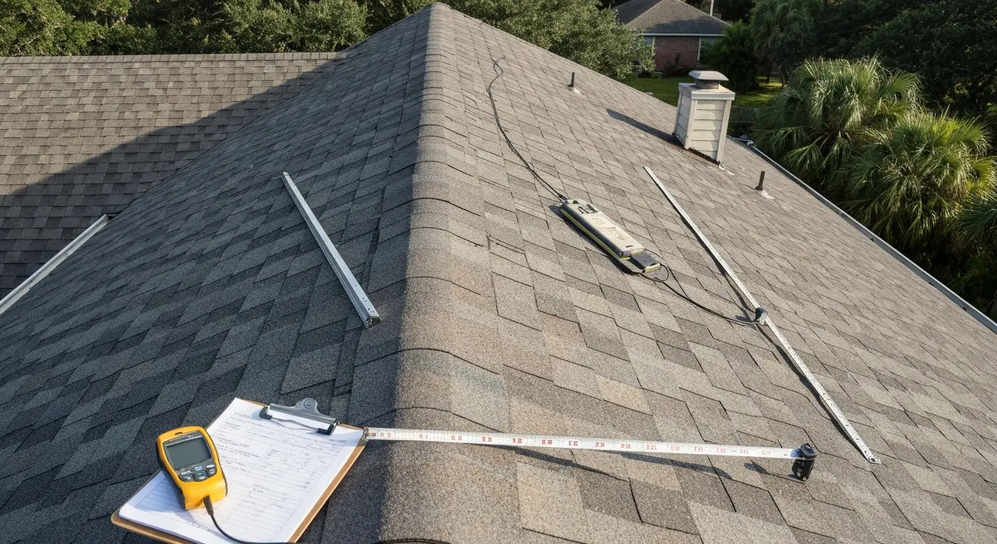 Professional roof inspection in Clearlake TX