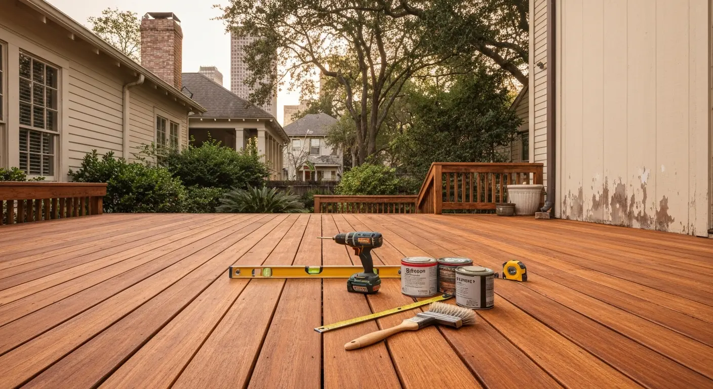 Deck and exterior home repair