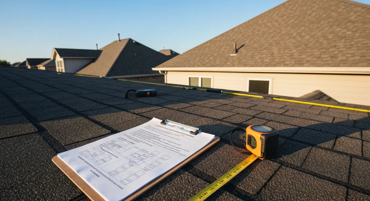 Professional roof inspection