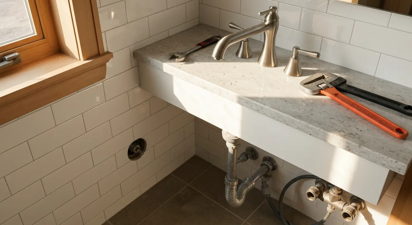 Bathroom repair and fixture installation