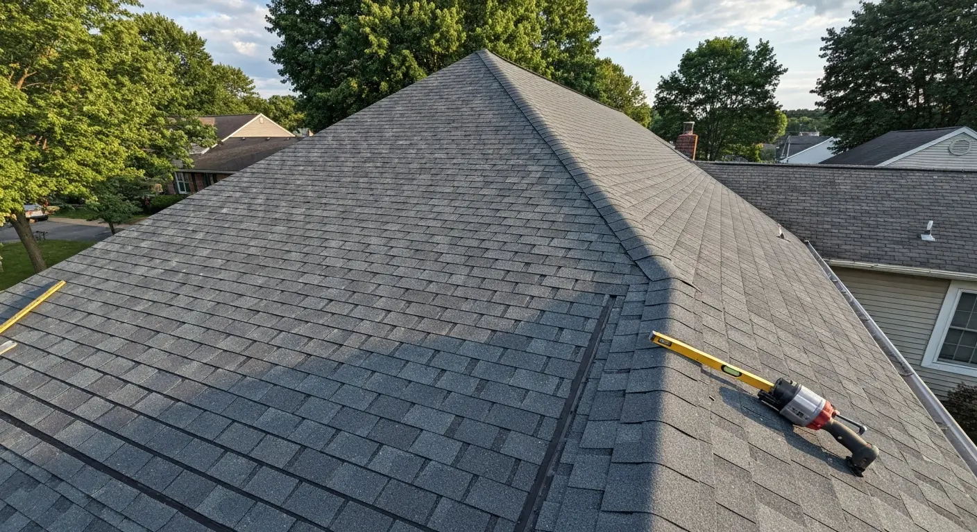 Roof replacement installation