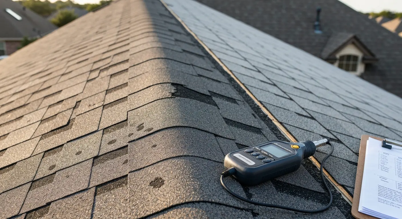 Hail damage roof repair